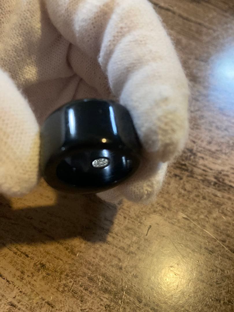 CHANELリング.ヴィンテージ★ココマーク.ハートモチーフラインストーン