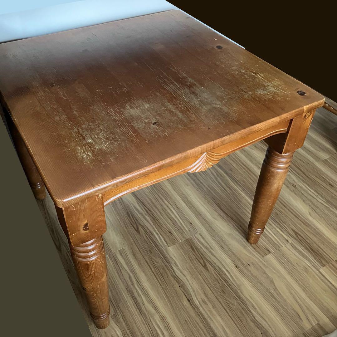 ミキモク木製ダイニングテーブル ブラウン