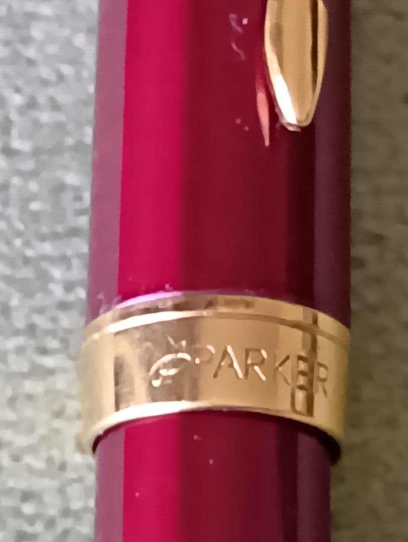 パーカー　ソネット　フランス　レッド 万年筆 ペン先18k