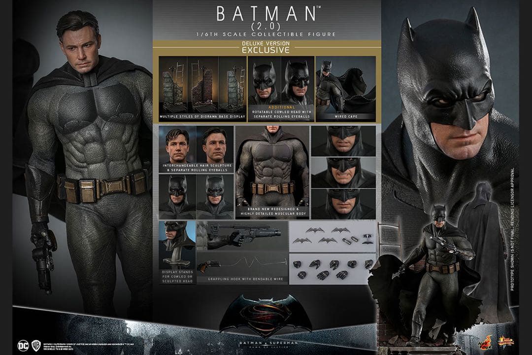 ムービー・マスターピース バットマン 2.0 デラックス版 未開封品