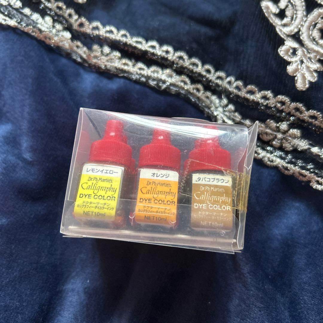 ドクターマーチン　カリグラフィーダイカラーインク10ml 6色×4箱インク