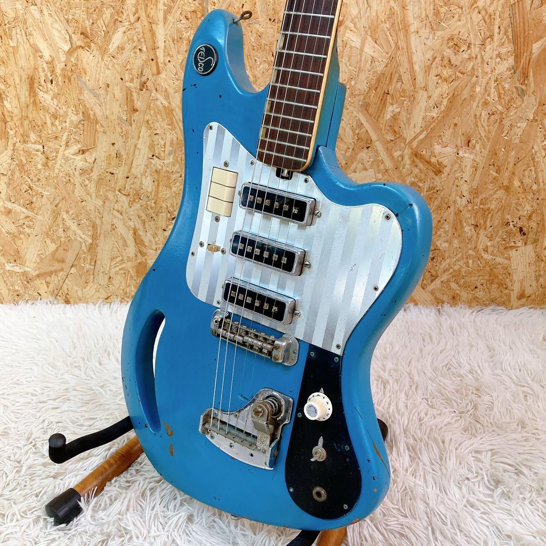 TEISCO TG-64 エレキギター ビザール ジャパンヴィンテージ テスコ
