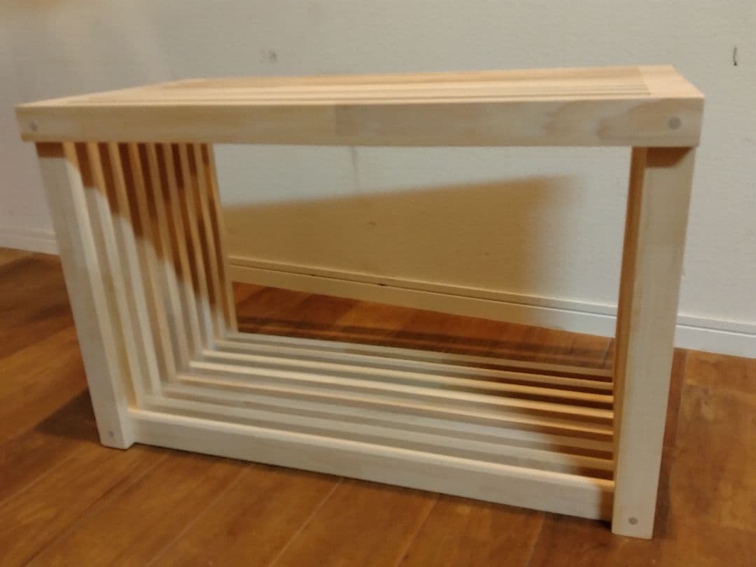 木製　ハンドメイド　水槽台　アクアラック　シェルフ　棚　ベンチ　テレビ台