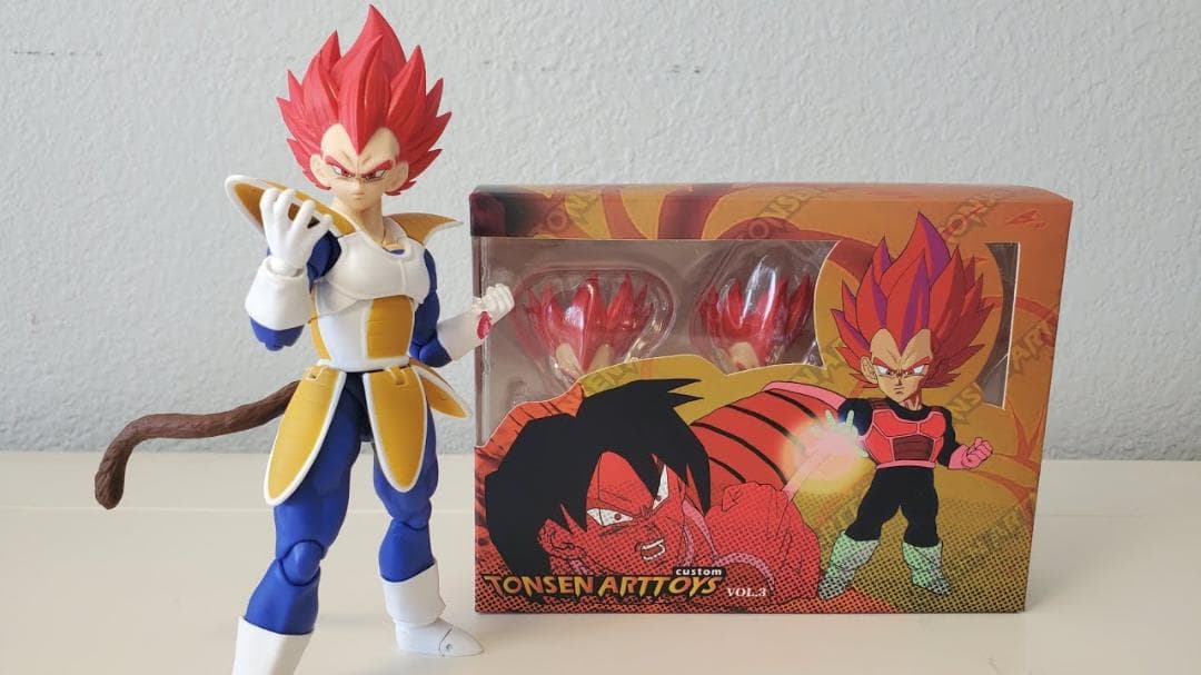 S.H.Figuarts ベジータ 同サイズ 改造ヘット 4種