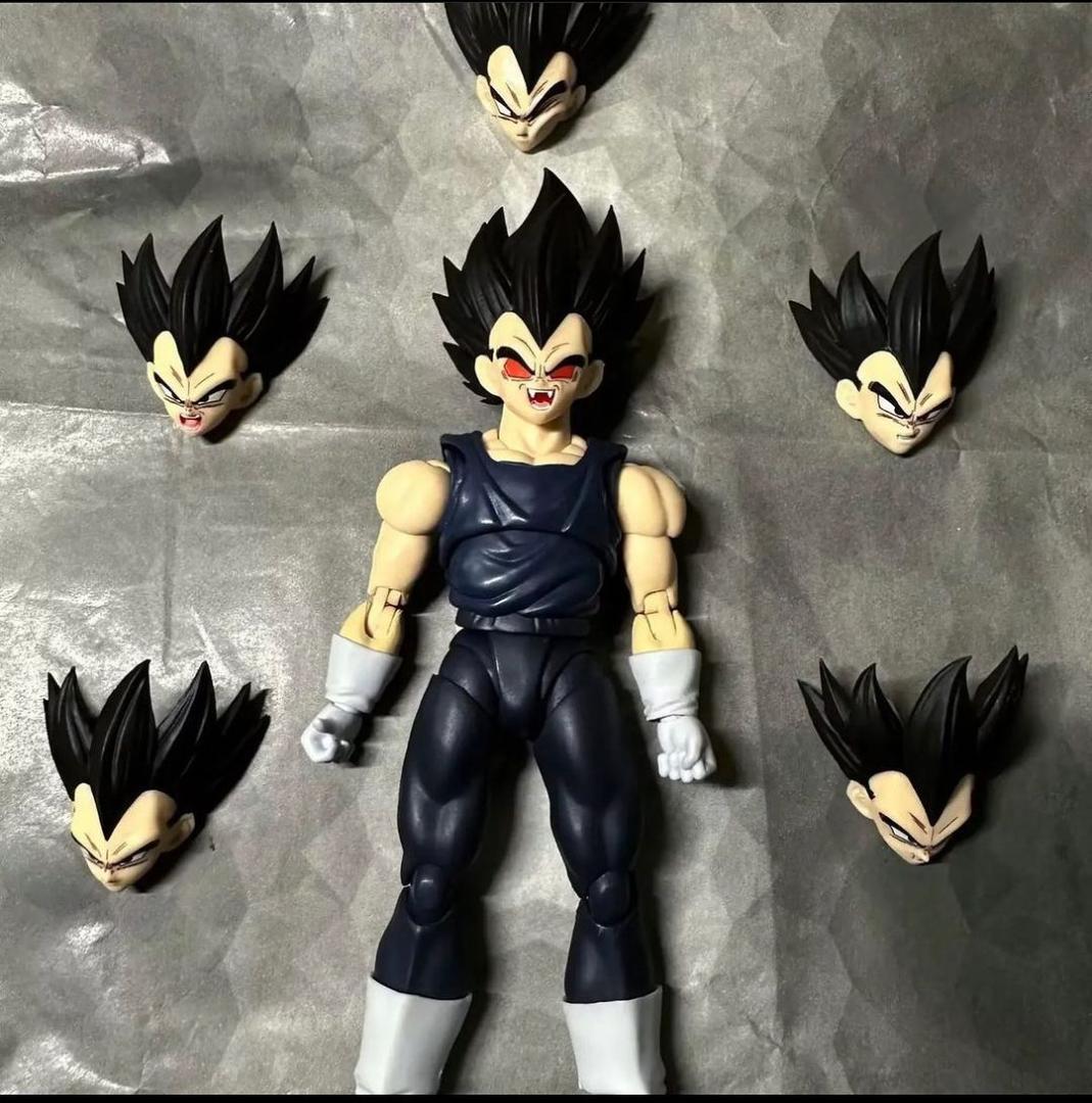 S.H.Figuarts ベジータ 同サイズ 改造ヘット 4種
