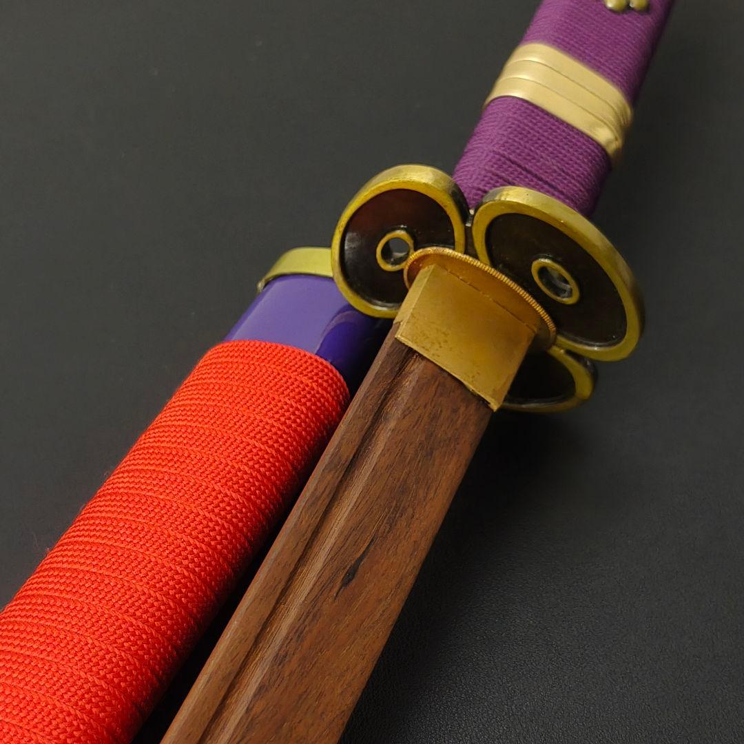 日本刀　模造刀　閻魔　木製刀　硬木製　居合練習　コスプレ用　刀剣拵　武道具