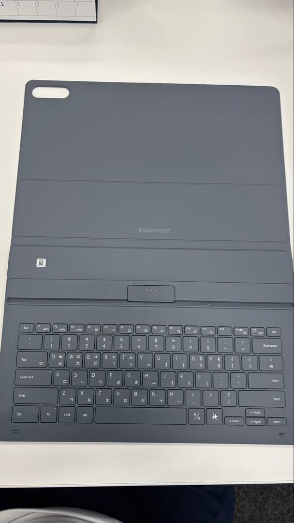 Tab S11 Ultra (韓国語)キーボードカバー グレー