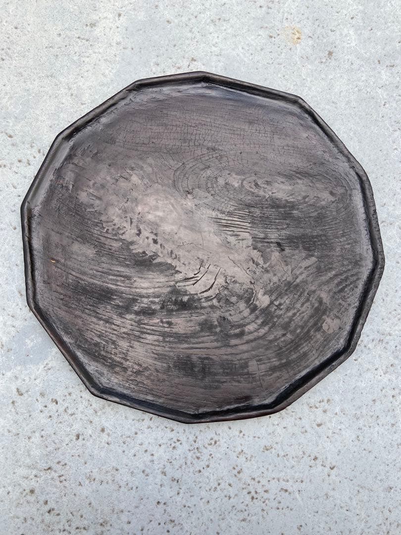 李朝十二角膳盆 済州島 富山 孝一 骨董品 韓国骨董 酒器盆