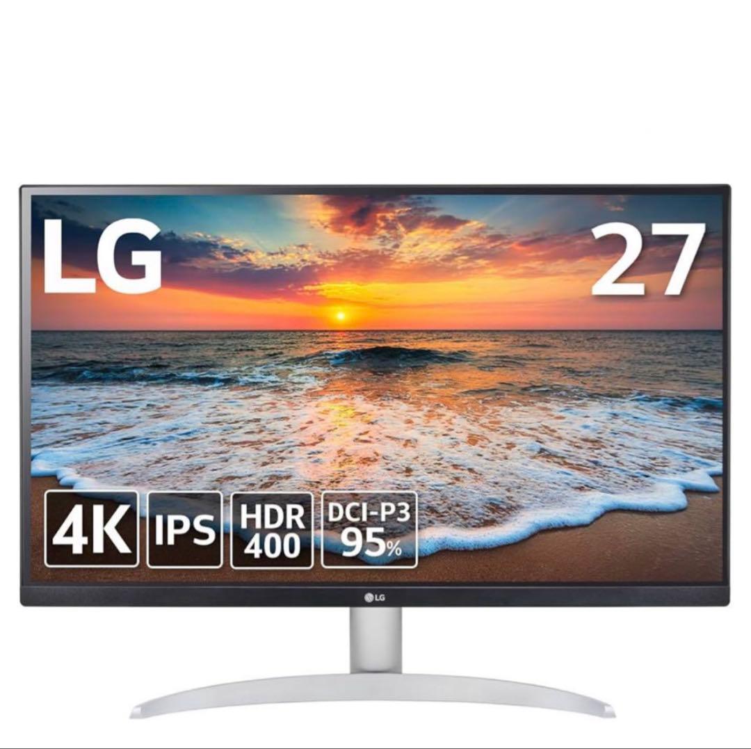 NBE　LG 27インチ 4K IPS モニター　27UP600-W