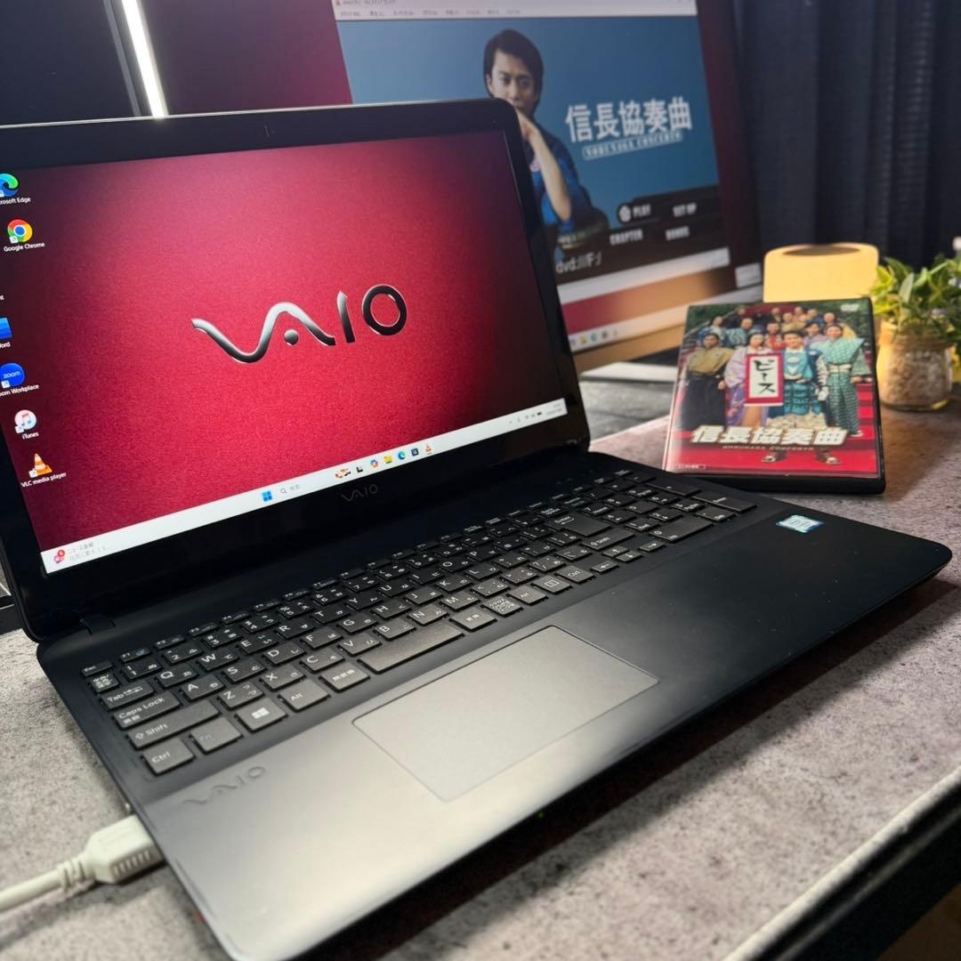 準美品 VAIOノートパソコン i5 新品SSD 性能テストA Office