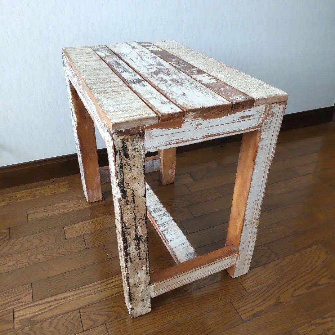 古木 天然木 テーブル 机 台 ブロカント ヴィンテージ 家具 古道具