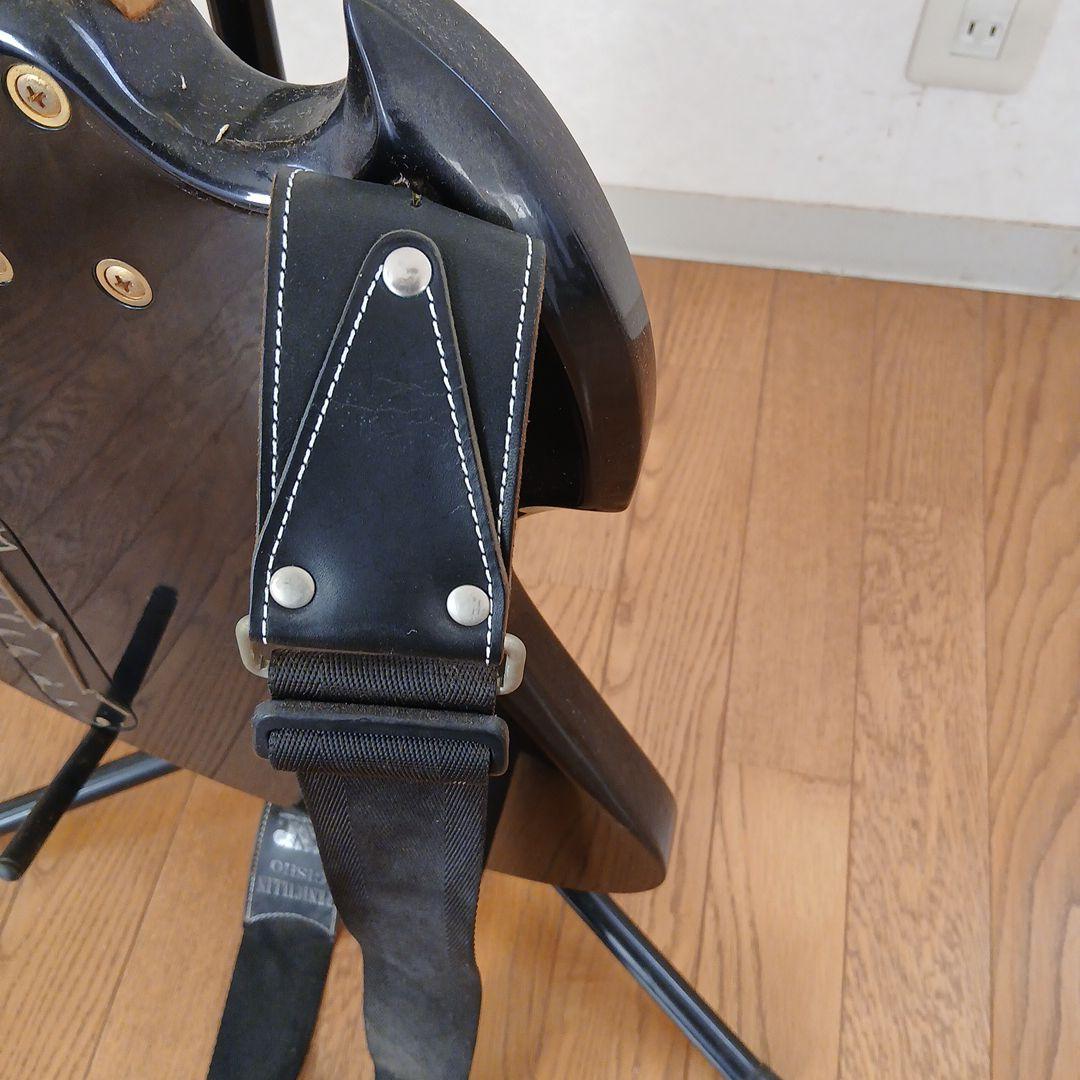 橋*本様 R エレキギター ブラック ストラップ付き