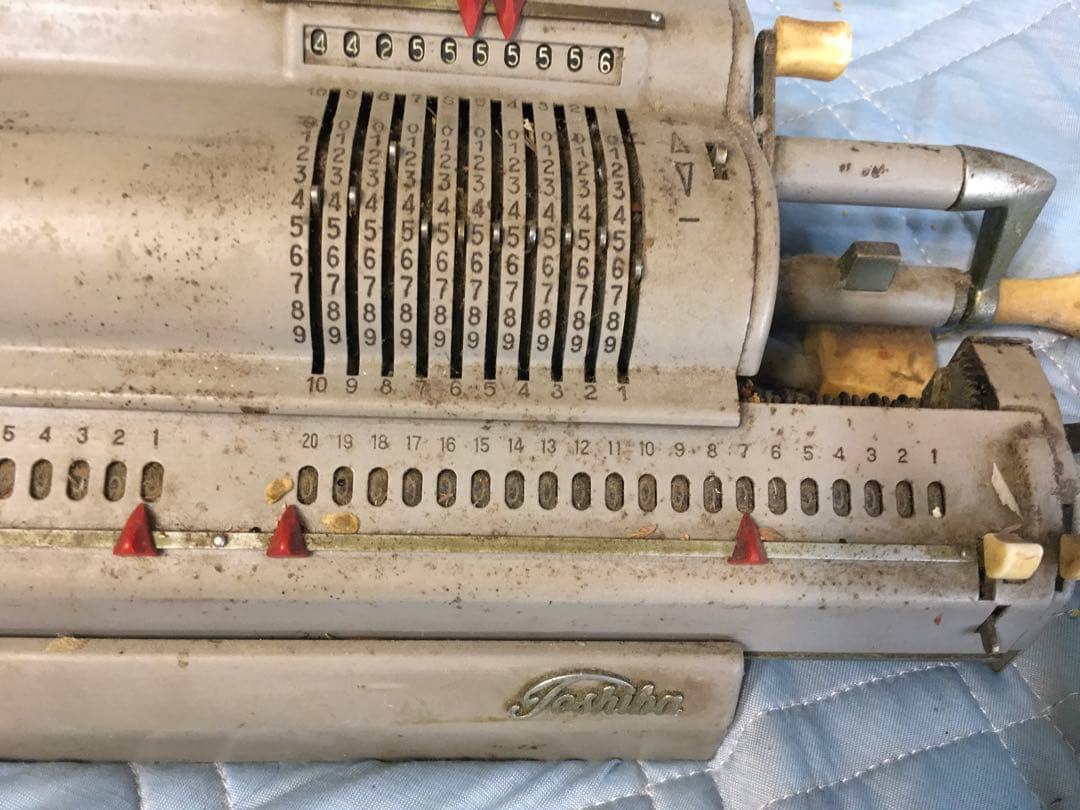 Toshiba 手動計算機 レトロ