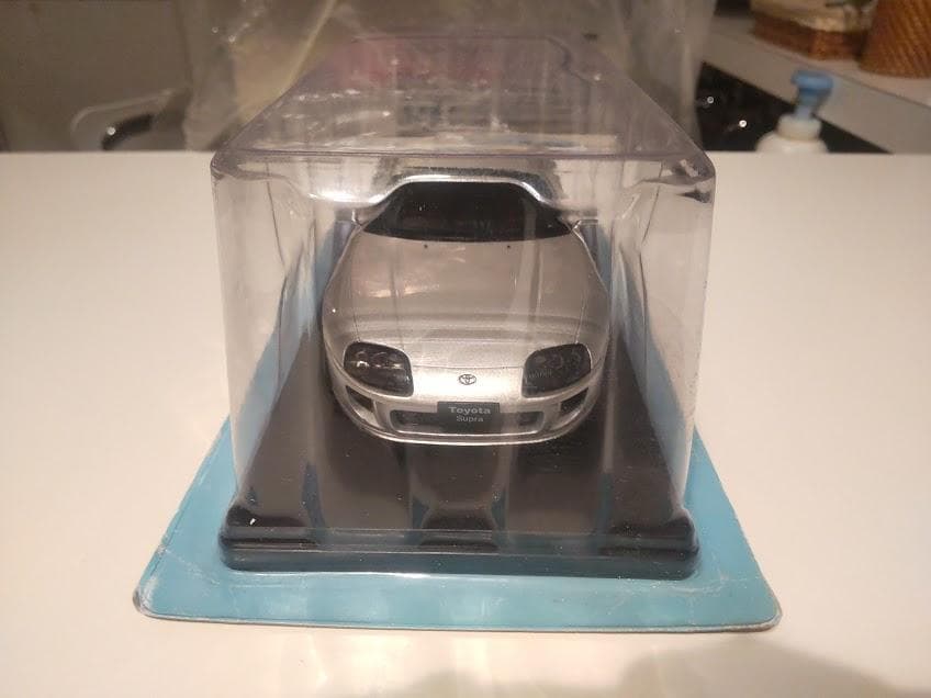 旧車 1/24 国産名車コレクション 1993年 トヨタ スープラ ミニカー