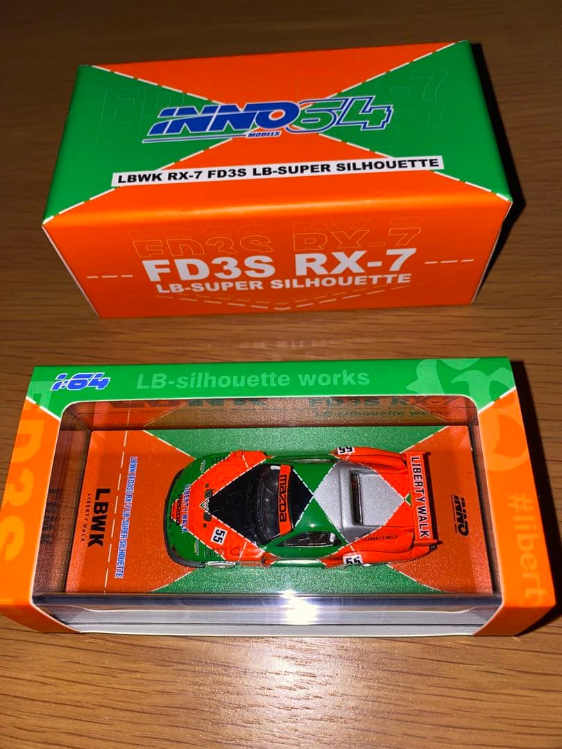 ミニカー INNO64 LBWK RX7(FD3S)LB-SUPER SILHOUETTE