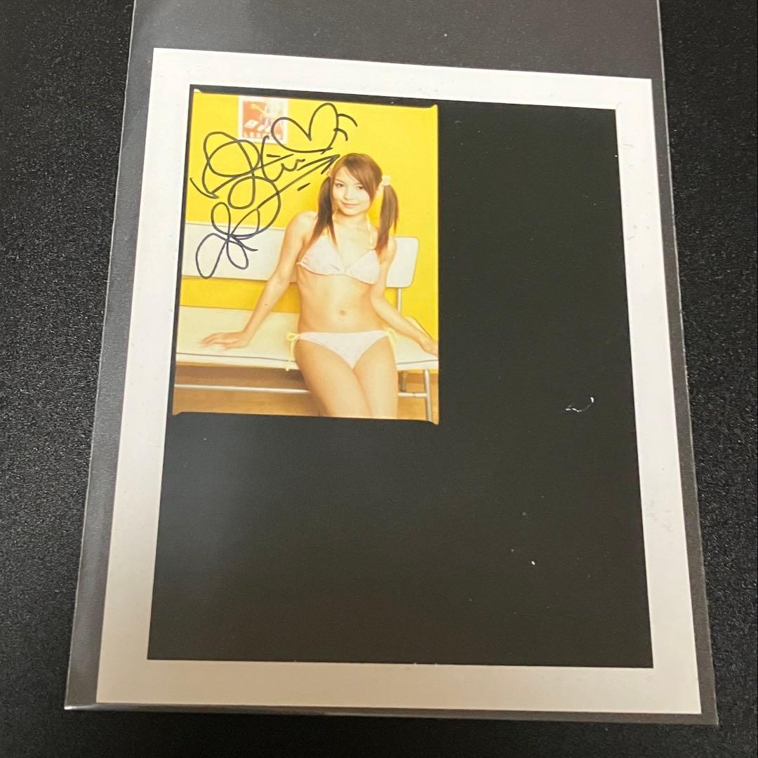 Rio 柚木ティナ 限定ポラロイド 直筆サイン入り 非売品 レア