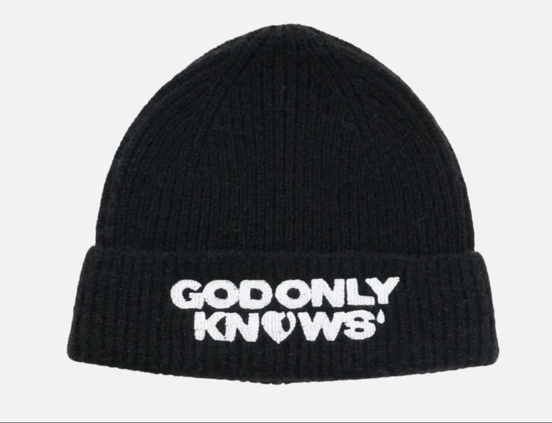 GOD ONLY KNOWS 岩田剛典　ニット帽　黒　ビーニー　ブラック