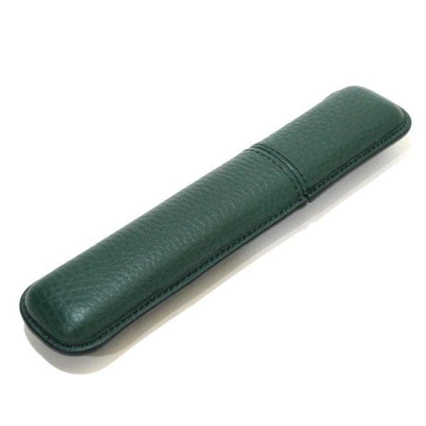 デュポンS.T.Dupont 007128 レザーペンケース 1本用グリーン新品