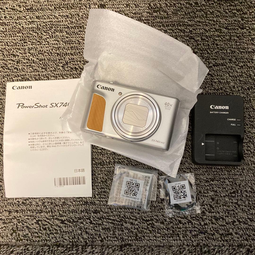 Canon コンパクトデジタルカメラPowerShotSX740 HS シルバー