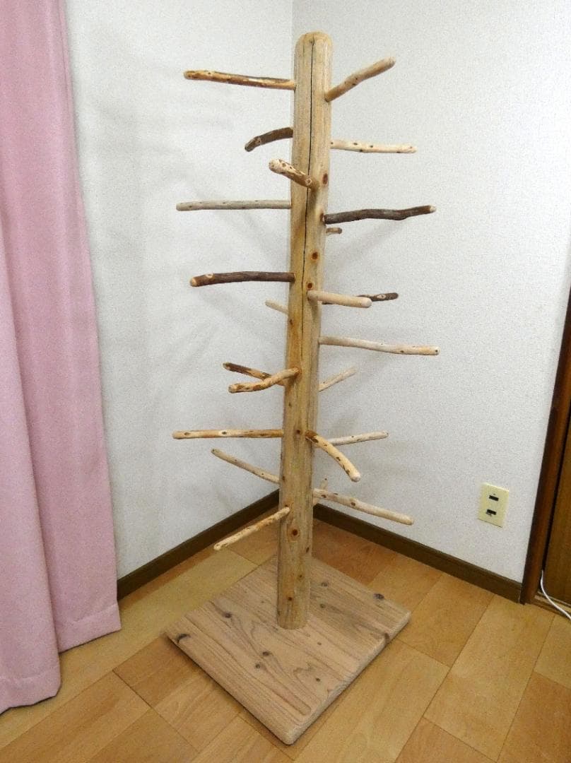 【中型鳥さん用】高さ139cm♬見晴らしのいい螺旋状式止まり木