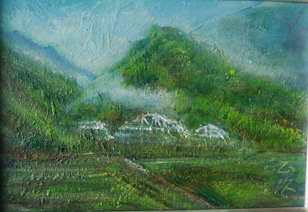#絵画 #油絵 #風景画