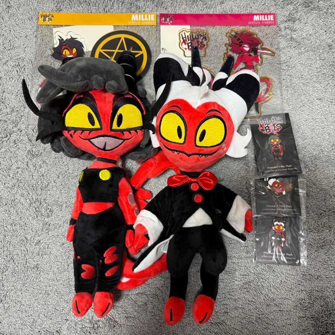ヘルヴァボス　ミリー　モクシー　ぬいぐるみ　等グッズまとめ