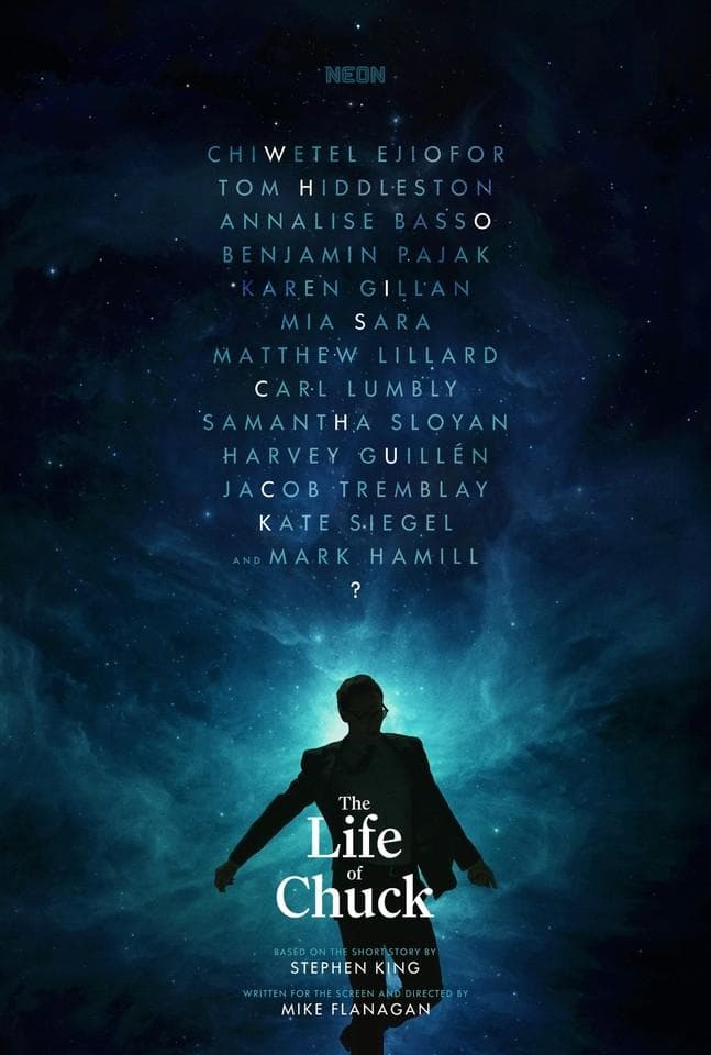 THE LIFE OF CHUCK STEPHEN KING 映画館用ポスター