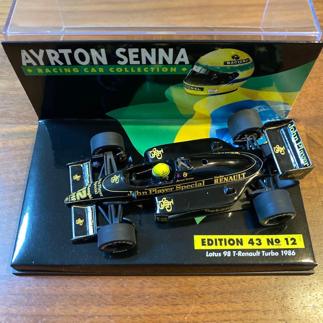 アイルトン・セナ 1986年 ロータス 98T ／ F1 ミニチャンプス