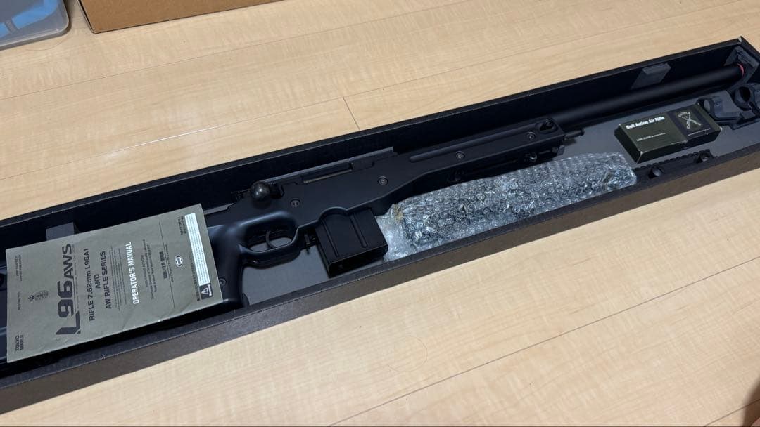 東京マルイ L96AWS ブラックストック＋純正スコープ＋純正マウント一式