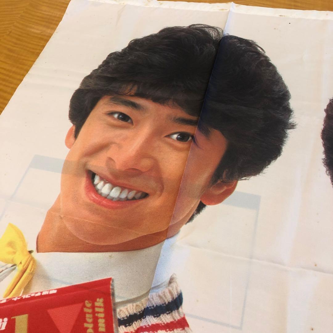 【超レア】少年隊　チョコレートDela 販促 広告 布地ポスター 大判