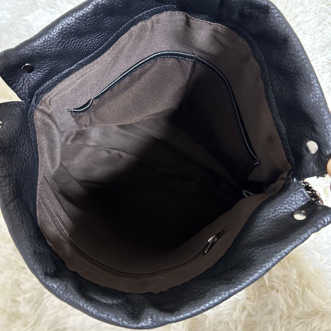 【HAYNY】本革 キルティング チェーンバッグ Barmed☆極美品