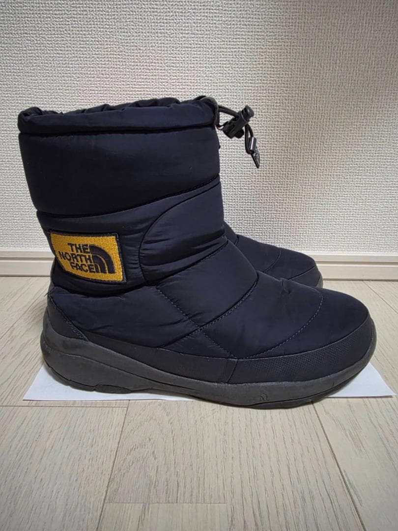 THE NORTH FACE ヌプシブーティ ネイビー オレンジ（27cm）