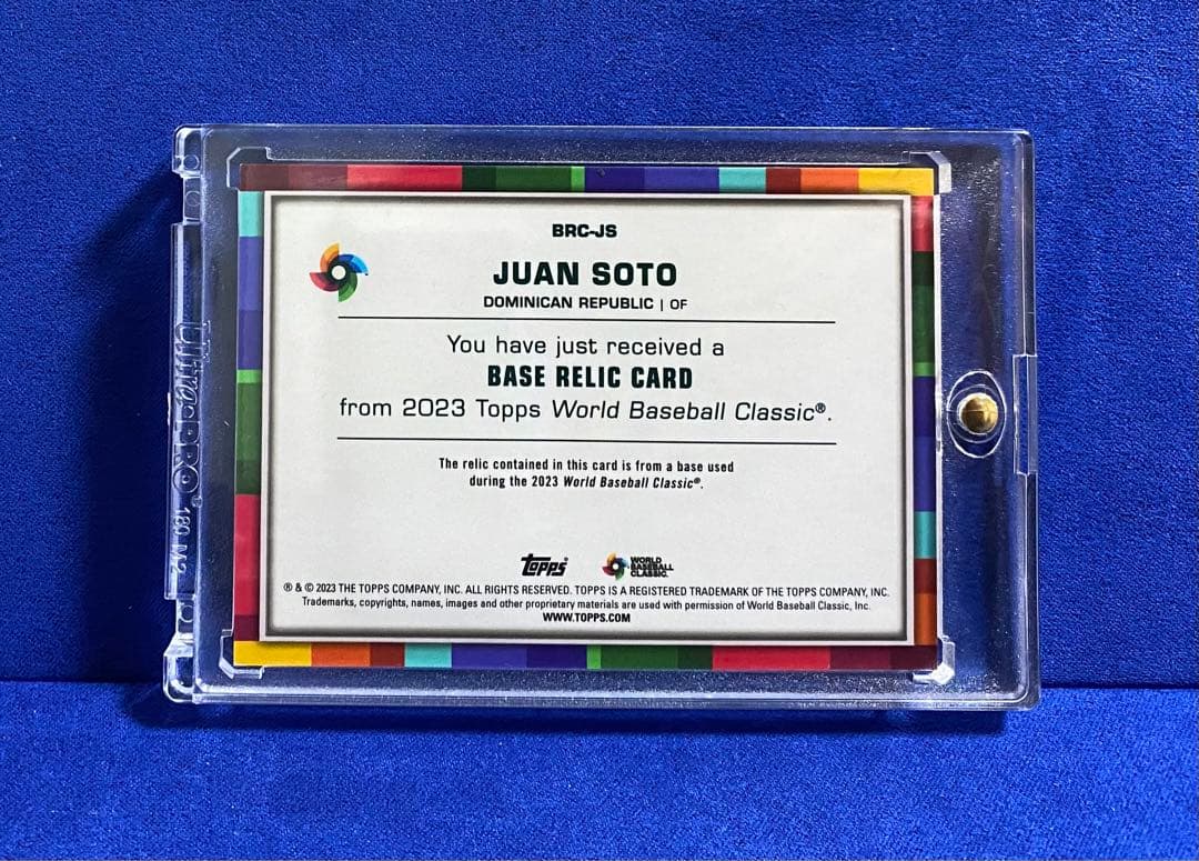 フアン・ソト　10枚限定　ベースレリック　Topps WBC
