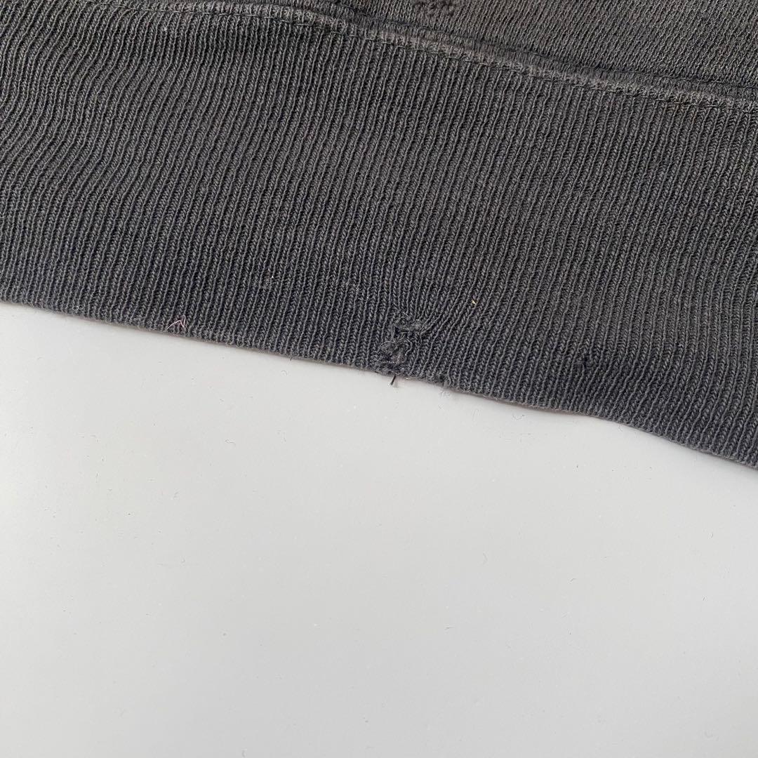 50-60s ヴィンテージスウェットフーディ フェードブラック