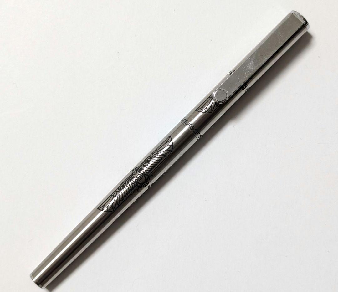 Pilot　ローリート　蝕刻　廃盤ボールペン　ステンレス