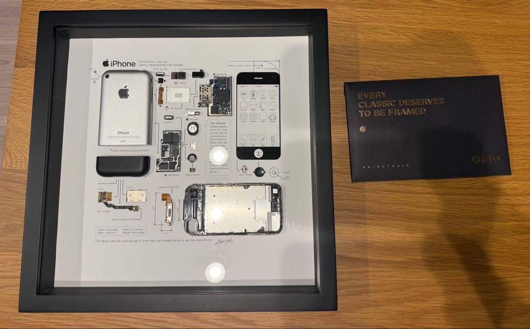 GRID iPhone 2G（初代iPhone）フレームアート／書類付き