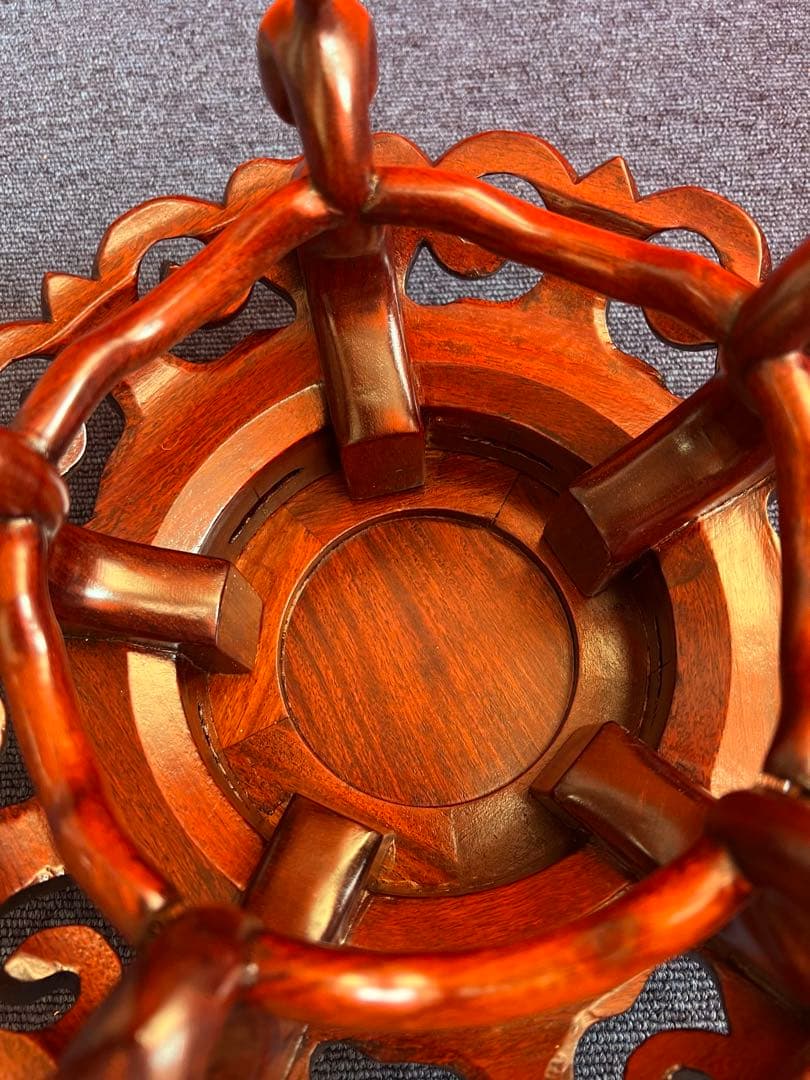 1049 唐木　花台　美品