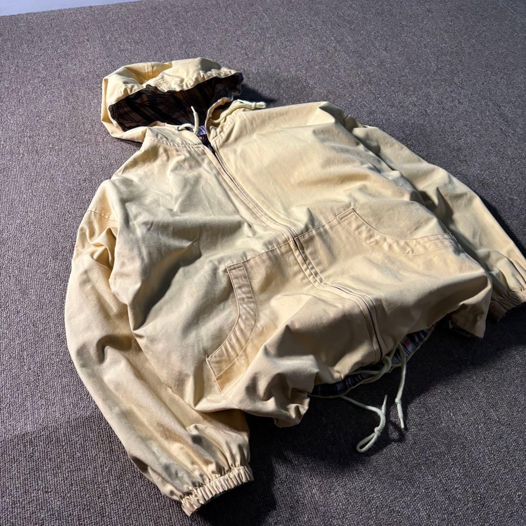 McGREGOR チェック リバーシブルジップパーカー ジャケット ドローコード