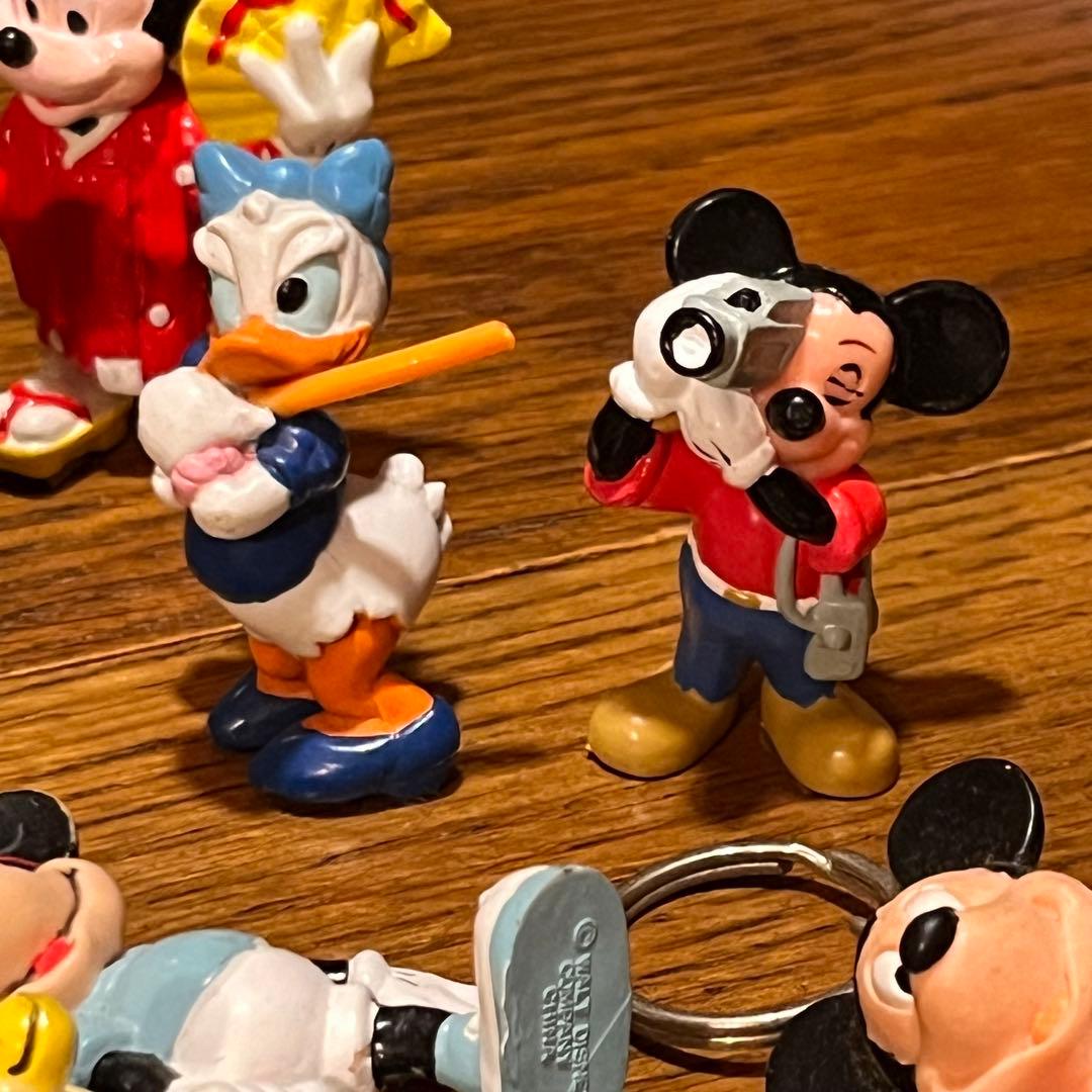 【希少】昭和レトロビンテージ　ディズニーフィギュア　キーホルダー　まとめ売り