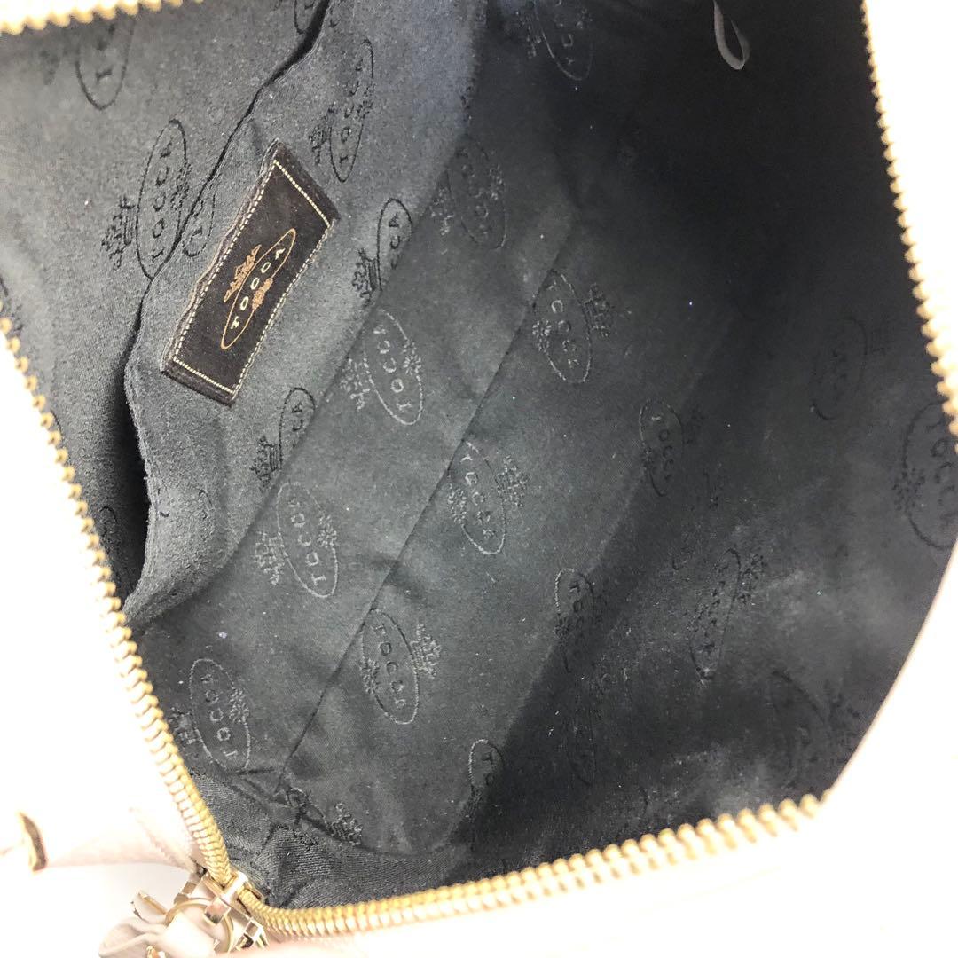 【まゆ ✨】　TOCCA ポシェットバッグ　ショルダーバッグ　グレージュ