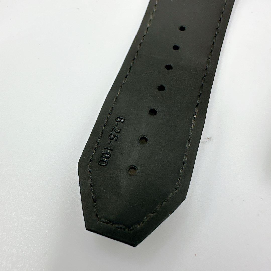 ◆ウブロ◆クロコ×ラバー 腕時計 ベルト純正 ラバーストラップ ブラック