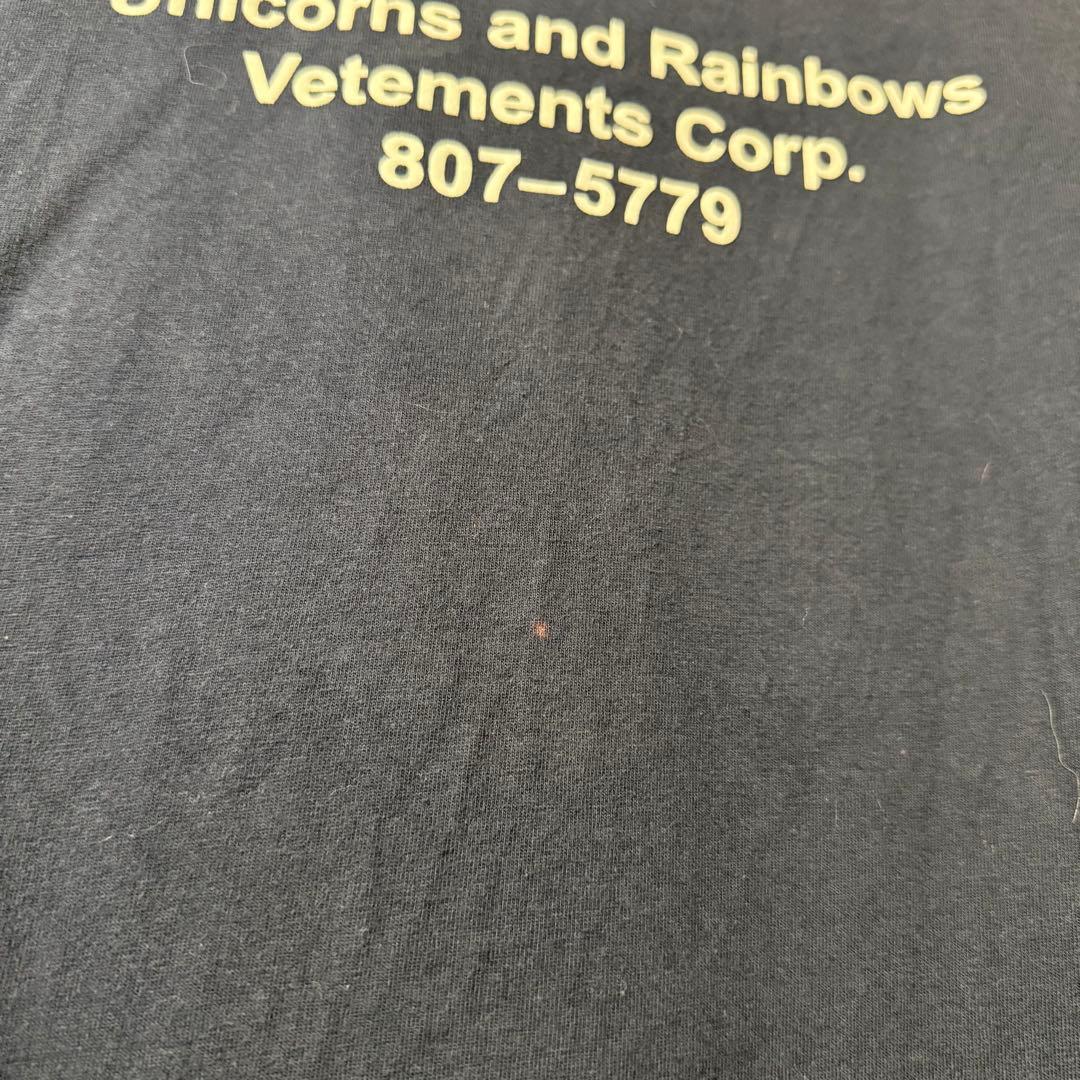 VETEMENTS Magic Unicorn ユニコーン 半袖Tシャツ