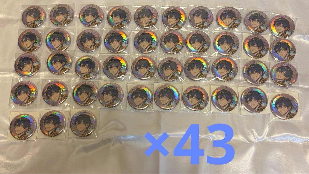 1/29まで にじさんじ レオス・ヴィンセント Overture 缶バッジセット