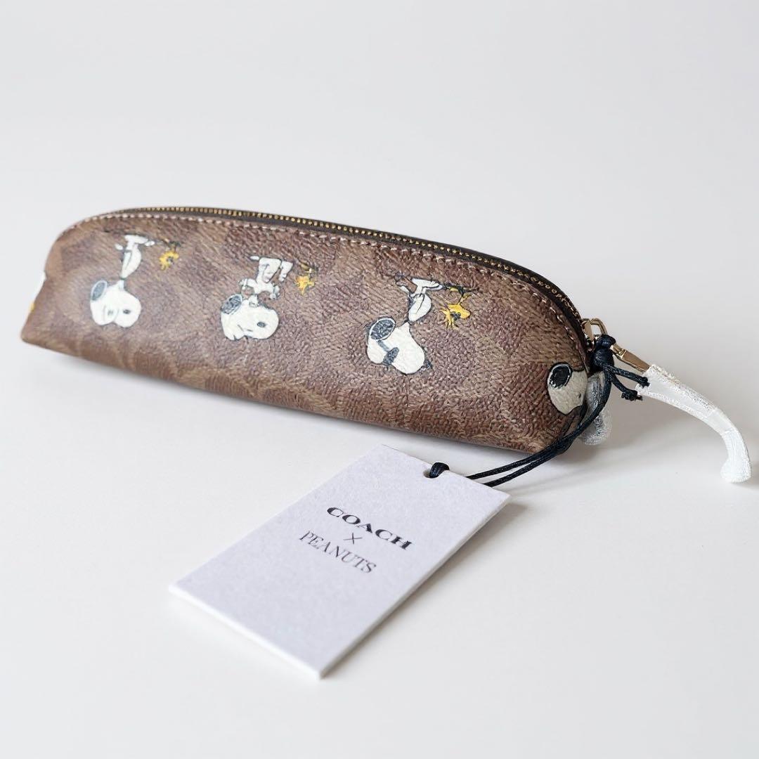 ⭐︎新品タグ付⭐︎【限定】COACH スヌーピー ポーチ/ペンケース