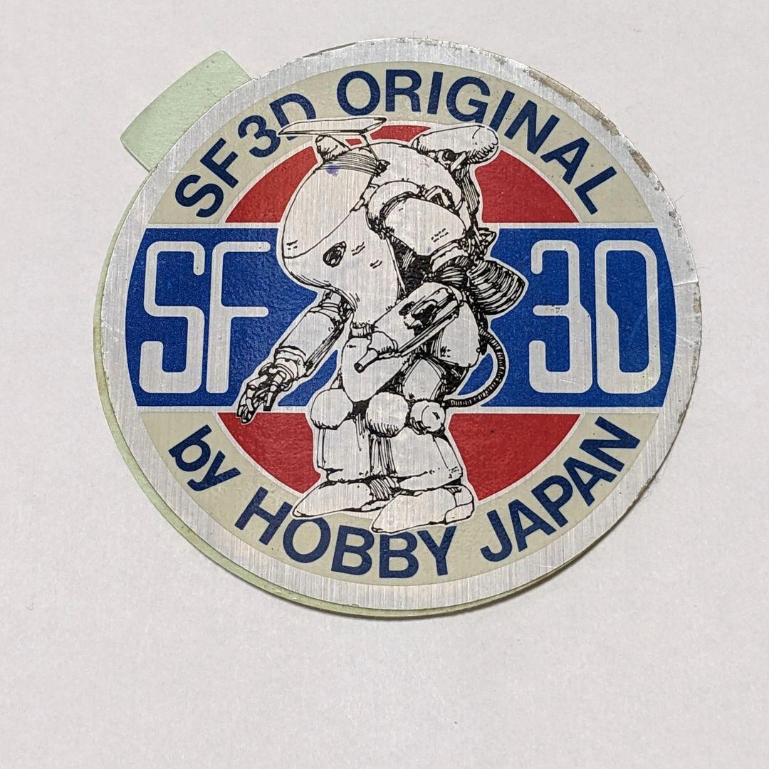 【80年代当時物】S.F.3.D ORIGINAL アルミステッカー