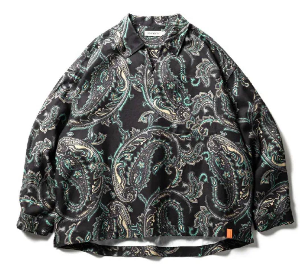 専用品tightbooth PAISLEY L/S OPEN SHIRT 新品L