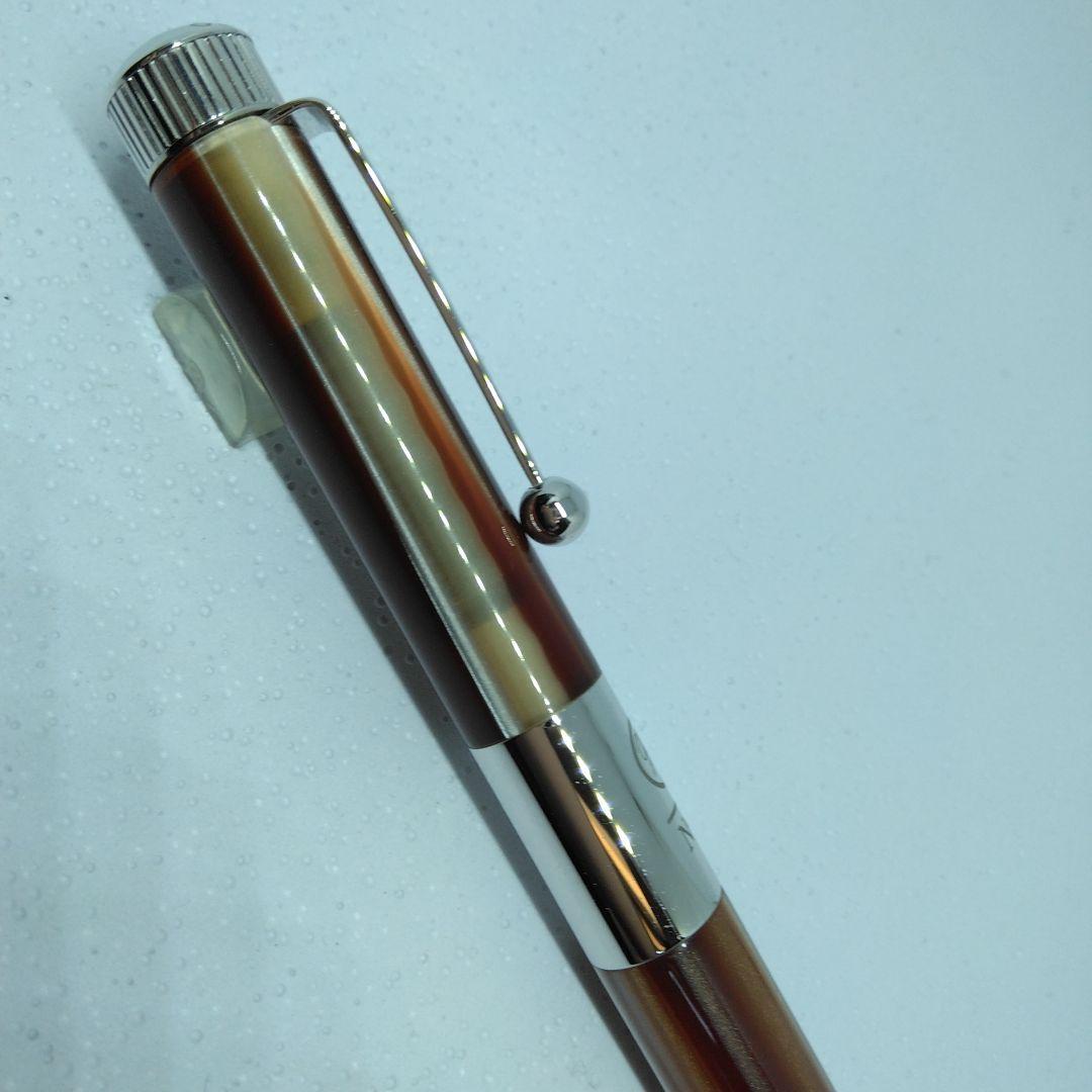 希少　ROMEONo.3 R222　マーブルブラウン　ボールペン
