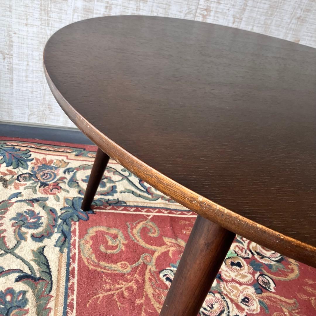 カンディハウス 旭川家具エクリプス 木製ラウンドテーブル 大型ダイニングテーブル