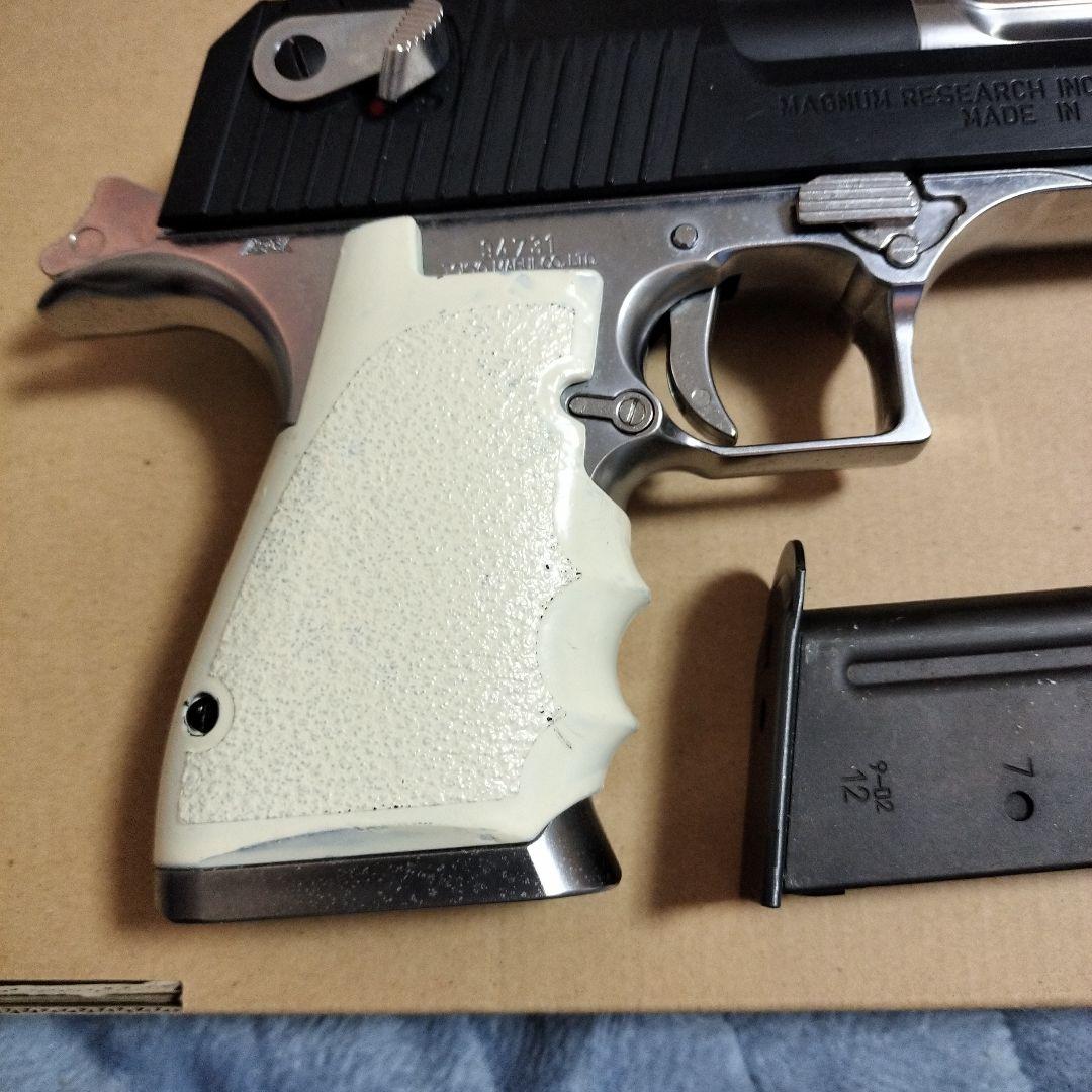 東京マルイ純正デザートイーグルハードキックガスガン シルバー ホワイト