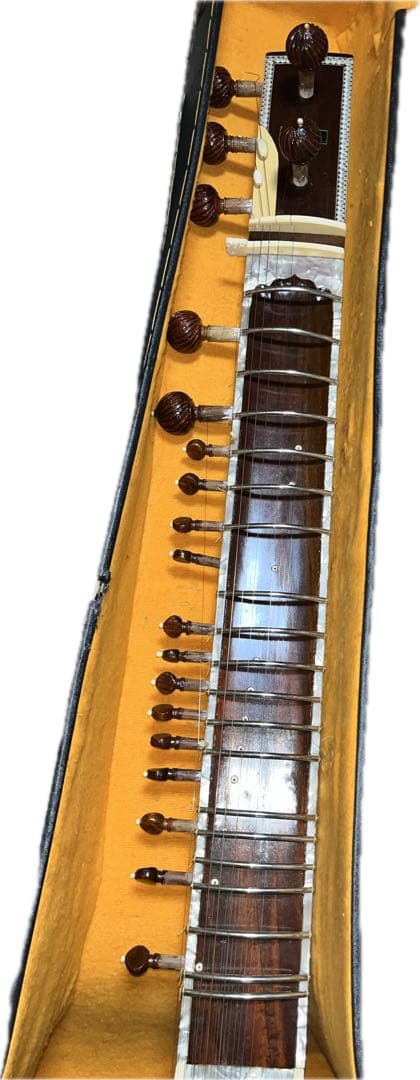 Bharat Music House シタール　ハードケース付き※初心者用調整済